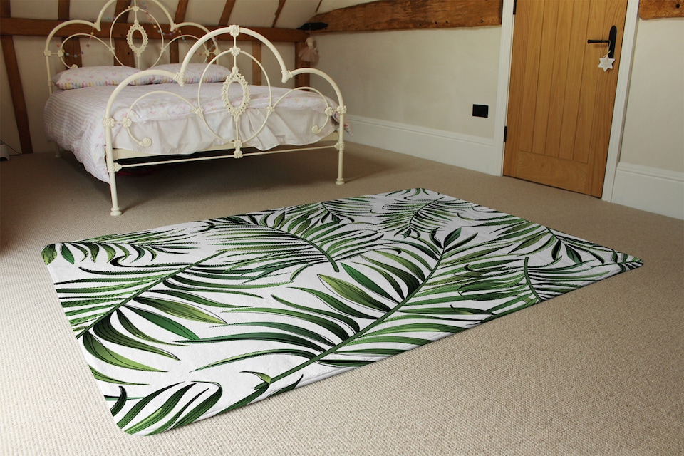 image 1 of Palm Leaves Rug | Multi