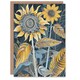 image 1 of Mandala Bloom Sunflower Botanical Nature Lover Floral Him Her Birthday Card