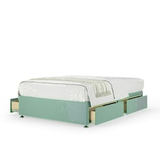 Duckegg Plush Velvet 4 Drawer Divan Base King Size