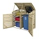 image 1 of Rowlinson Timber Single Bin Store With Box Store Brown