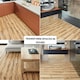 image 2 of NOVECRAFTO Self Adhesive Vinyl Floor Planks – 36x5.98 in (91.4x15.2cm) – Peel & Stick Flooring Tiles – Sandalwood Glow Wood Effect – Pack of Vinyl Tiles | Brown | 5 sqm