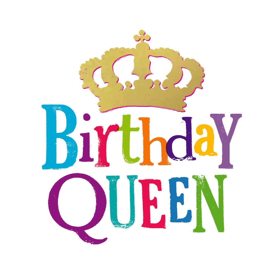 image 1 of Brightside 'Birthday Queen' Birthday Card