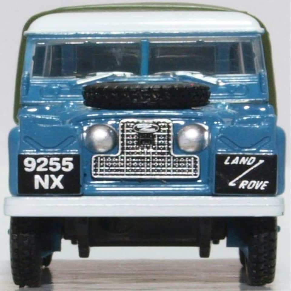 image 1 of Oxford Diecast Land Rover Series II LWB Canvas Bluebird Land Speed Record