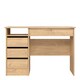 image 2 of Function Plus 4 Drawer Desk Handleless Drawer in Jackson Hickory Oak