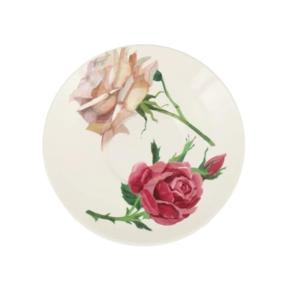 image 1 of Tea Cup: Emma Bridgewater Roses Large Tea Cup and Saucer White