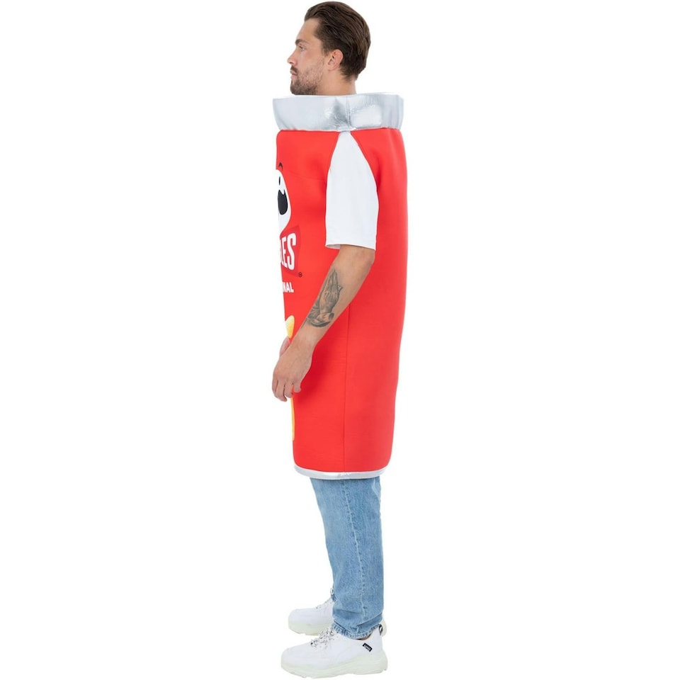 image 1 of Pringles Unisex Adult Original Costume - Red/Silver/White - One Size One Size