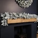 image 1 of 1.8m Snowy Christmas Garland with Pinecones 96 Tips and 50 Warm White LED Lights