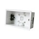 image 2 of Dencon 2 Gang Dry Lining Box - White - One Size