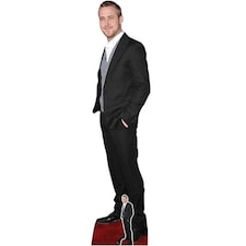 Ryan Gosling Black Suit Lifesize Cardboard Cutout 185cm