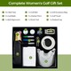 image 9 of COSTWAY Golf Gift Set for Women Complete Golf Accessories Set