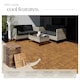 image 3 of Outdoor Tiles Tabula - easy click installation, acacia wood, weather-safe | Brown | brown | 31 x 31 x 2,20 cm | 20