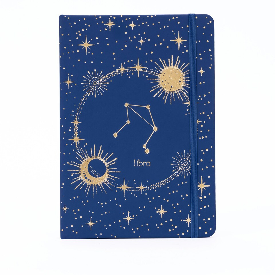 image 1 of A5 Libra Zodiac Lined Notebook