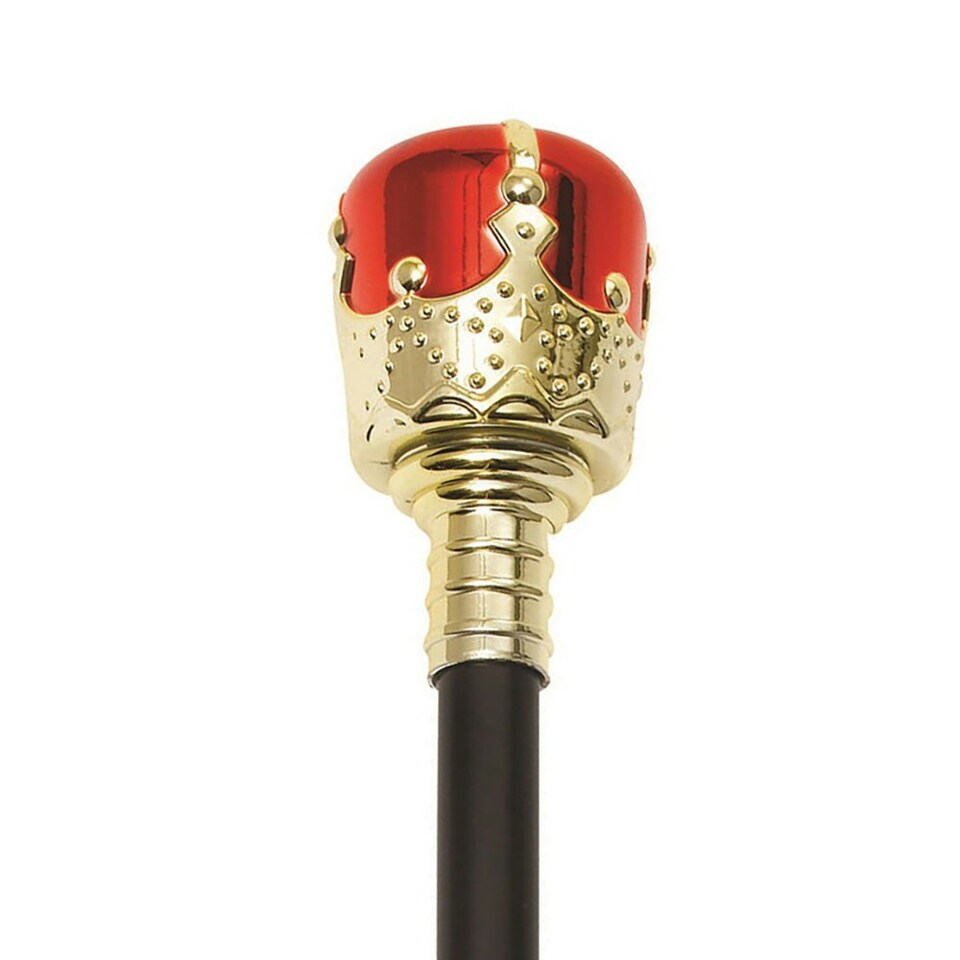 image 1 of Bristol Novelty Royal Sceptre - Black/Gold Red - One Size One Size