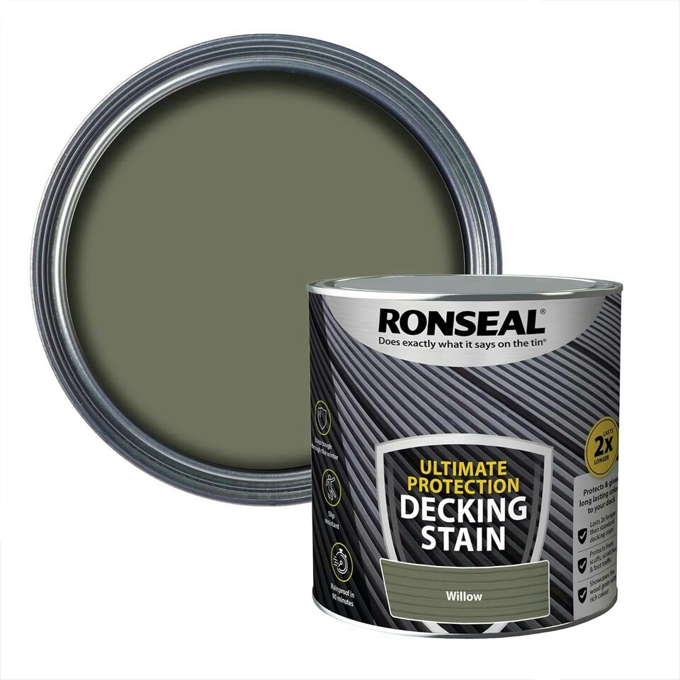 image 1 of Ronseal Ultimate Protection Decking Stain 2.5L Willow