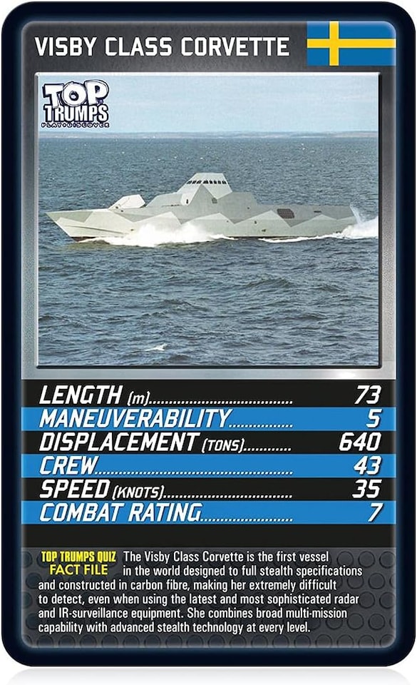 image 1 of Top Trumps Classics Battleships Card Game