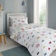 image 2 of Transport Cotton Reversible Duvet Cover Set | White