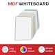image 3 of Pack of 6 A4 Double Sided Magnetic Erasable MDF Plain Whiteboards With Purple Border | Purple | Purple