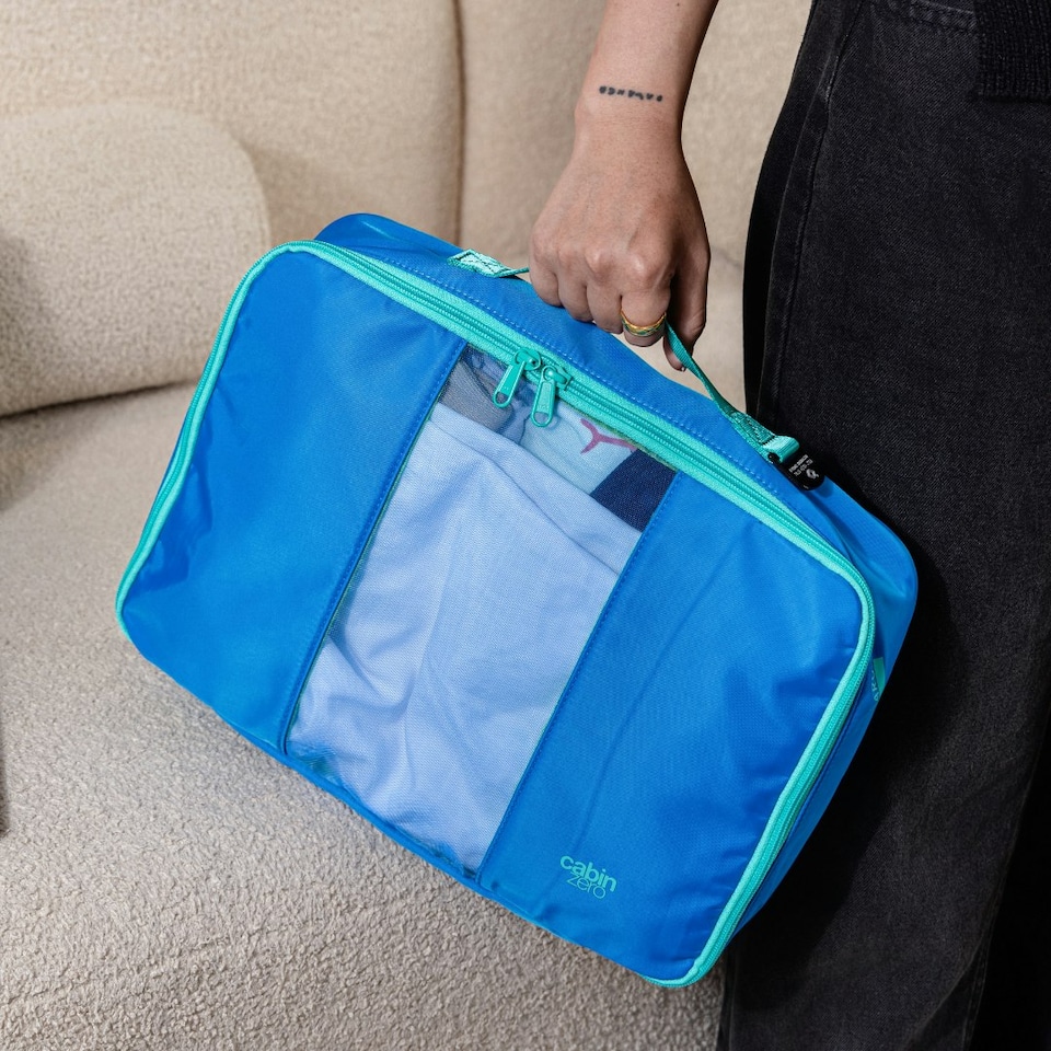 image 1 of Lux Packing Cube - Large - 11.5L - Capri Blue Blue