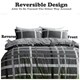 image 3 of Happy Daze Printed Duvet Cover Set Reversible Polycotton Beddings Grey | Single