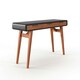 image 1 of Pevensey Office Desk in Black Oak