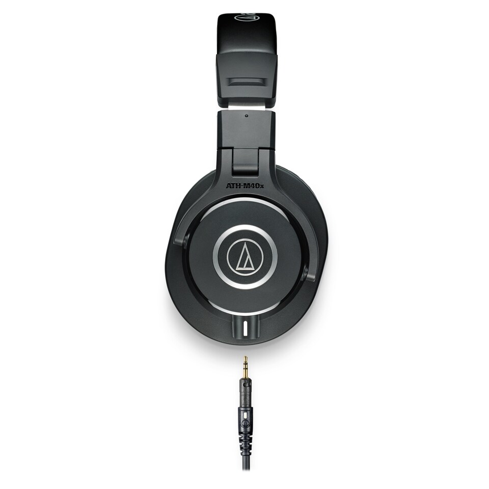 image 1 of Audio Technica ATH-M40X Wired On Ear Headphones  in Black