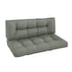 image 9 of Outsunny 2Pcs Tufted Pallet Cushions Seat Pad Back Cushion Indoor Outdoor 