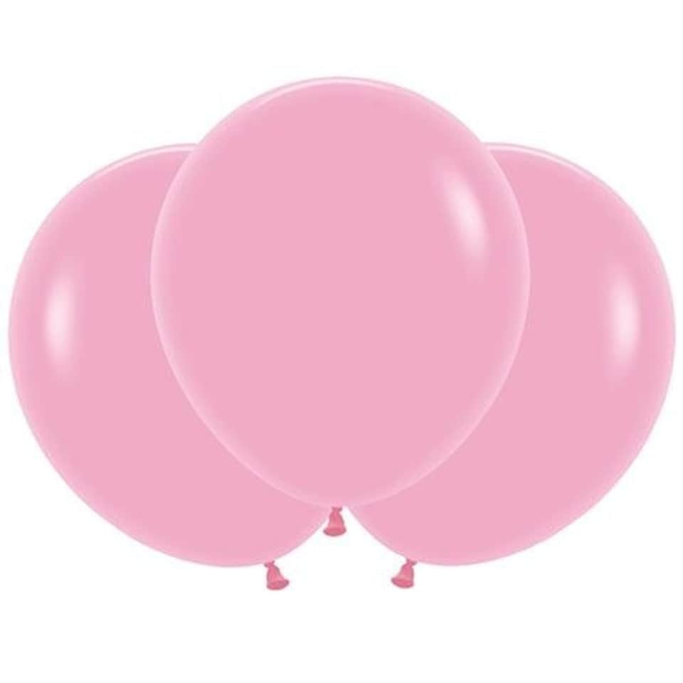 image 1 of Fashion Solid Bubblegum Pink Sempertex Biodegradable Latex Balloons 45cm / 18 in - Pack of 25