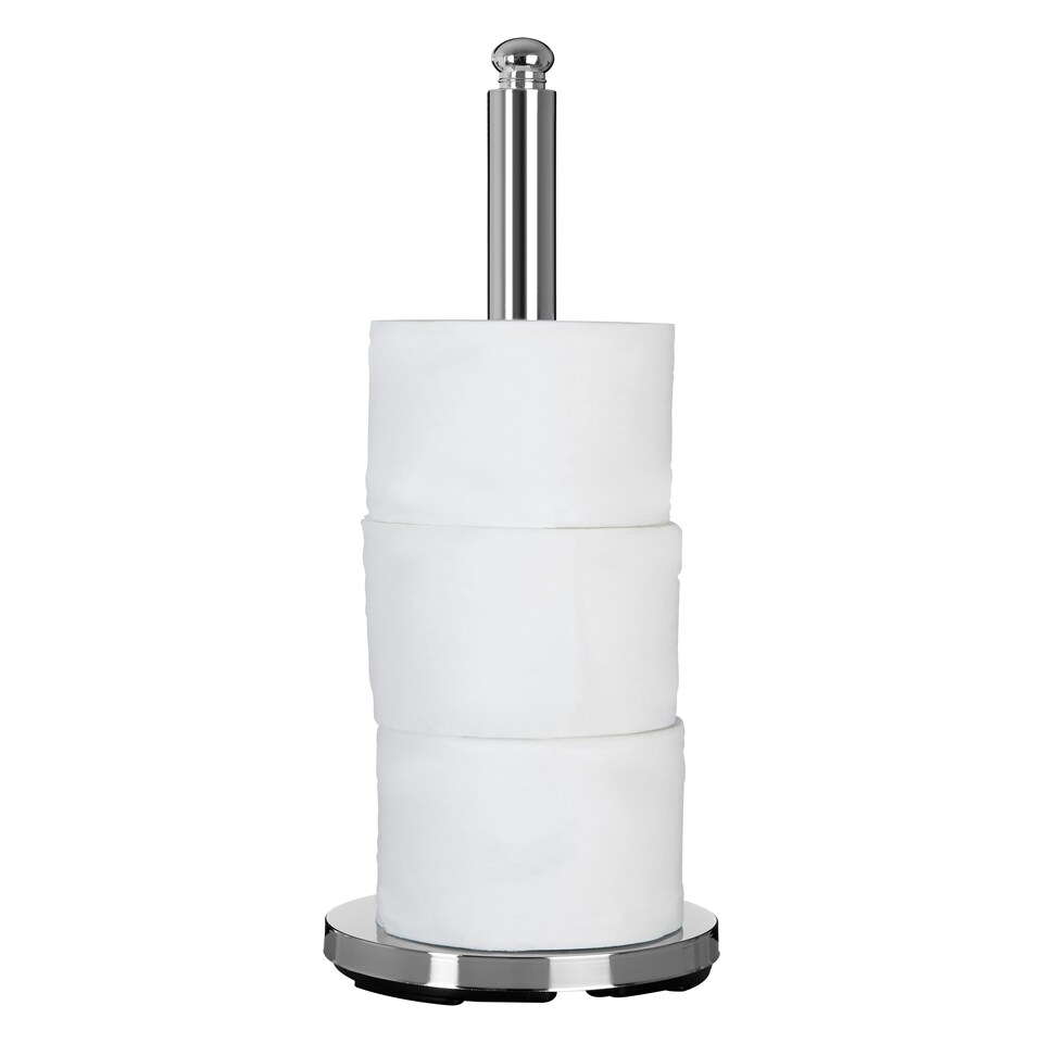 image 1 of Interiors by Premier Toilet Paper Holder, Durably Constructed Bathroom Tissue Storage, Versatile Tall Toilet Tissue Roll Holder