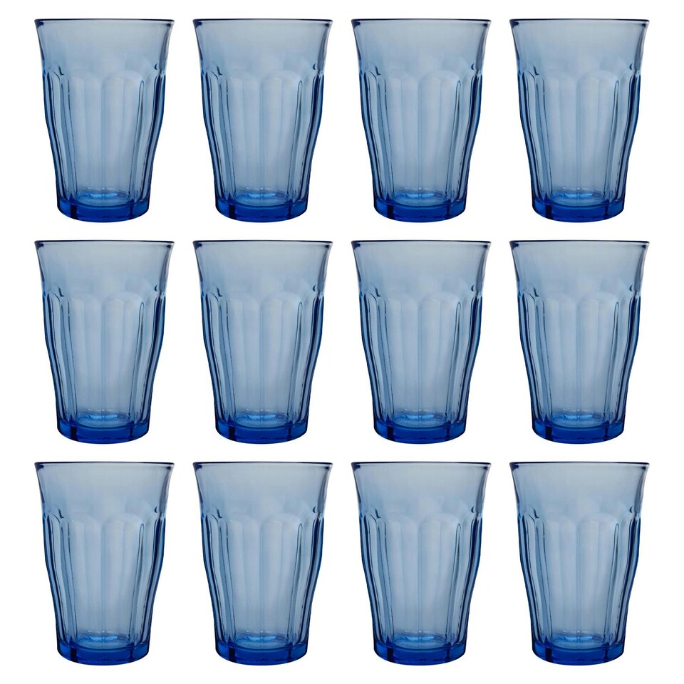 image 1 of Duralex Picardie Highball Glasses - 360ml - Marine - Pack of 12 Blue