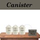 image 9 of Apollo Round Cream Kitchen Storage Canister Set of 3 Airtight Tea Coffee Sugar Containers Farmhouse Style Jars with Lids