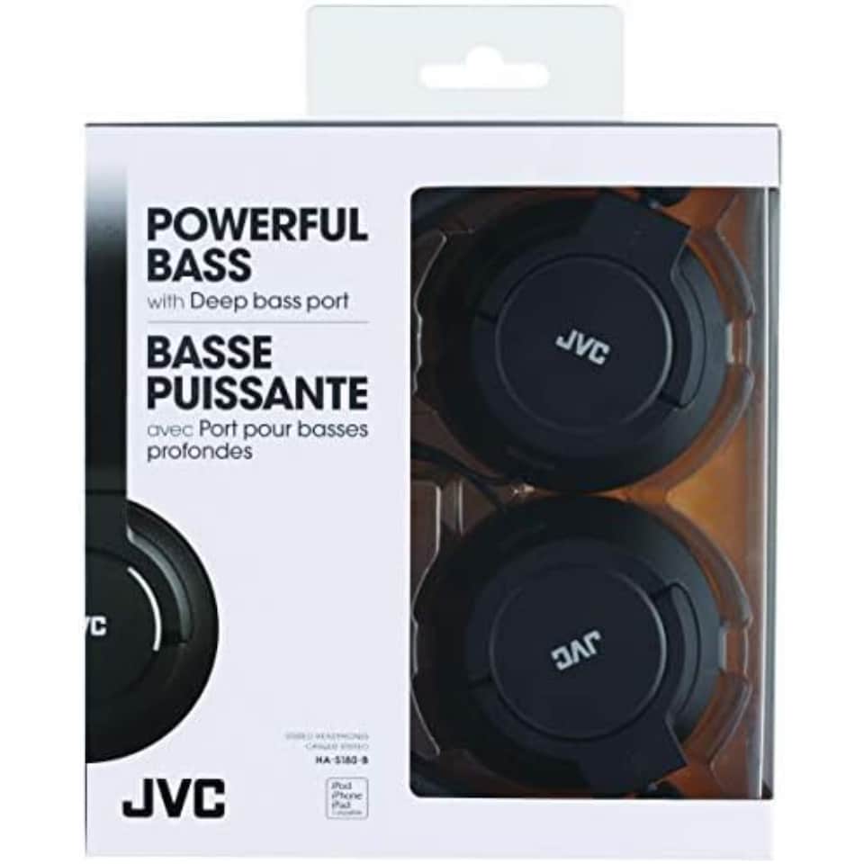 image 1 of JVC Foldable Lightweight Over-Ear Headphones
