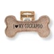 image 1 of History & Heraldry Pre-Personalised Squeaky Bone Dog Toy - Cockapoo