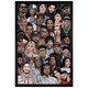 image 1 of Black Wooden Framed Hip Hop Icons Maxi Poster