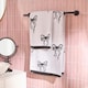 image 2 of OHS Bows 100% Premium Cotton Bath Towel Hotel Quality Soft Absorbent | White | Bath towel