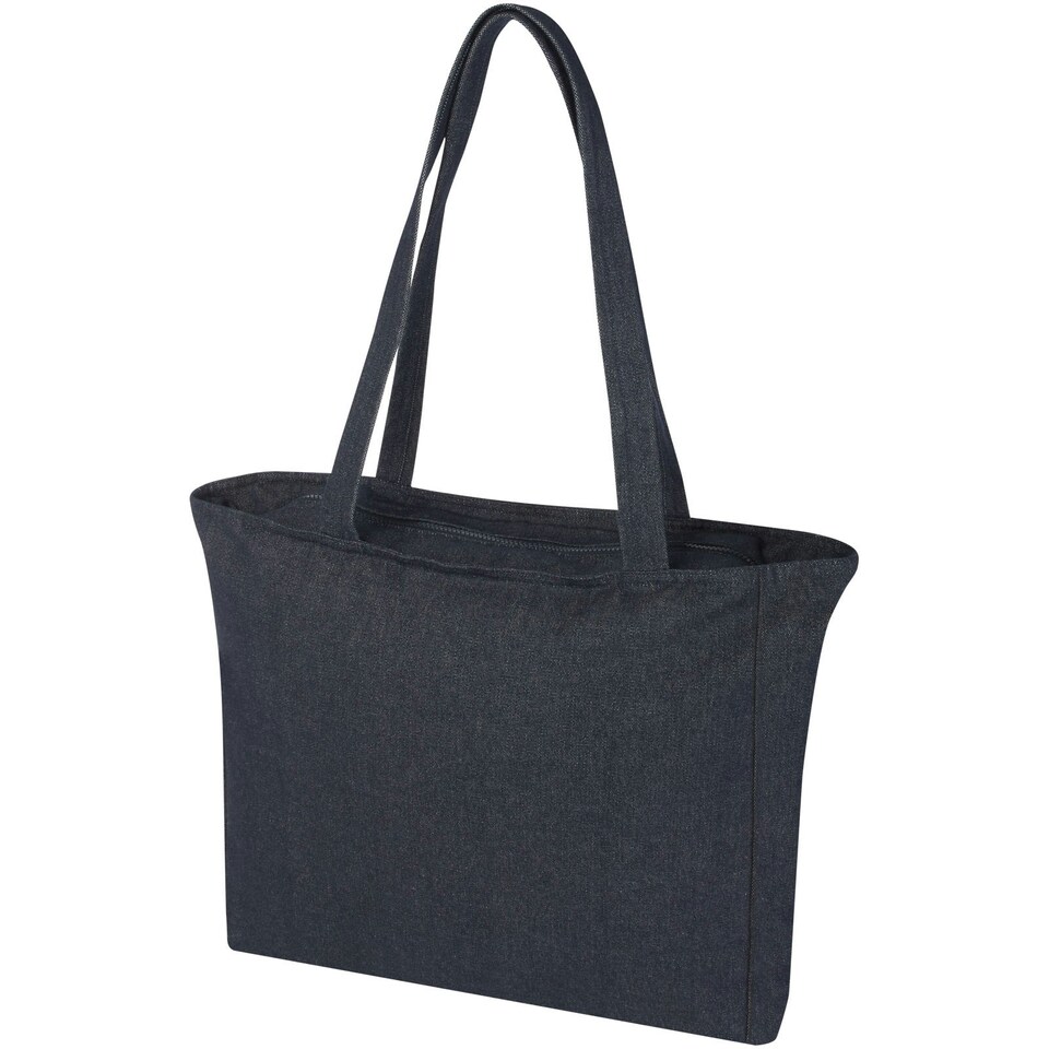 image 1 of Weekender Recycled Tote Bag - Denim - One Size Blue