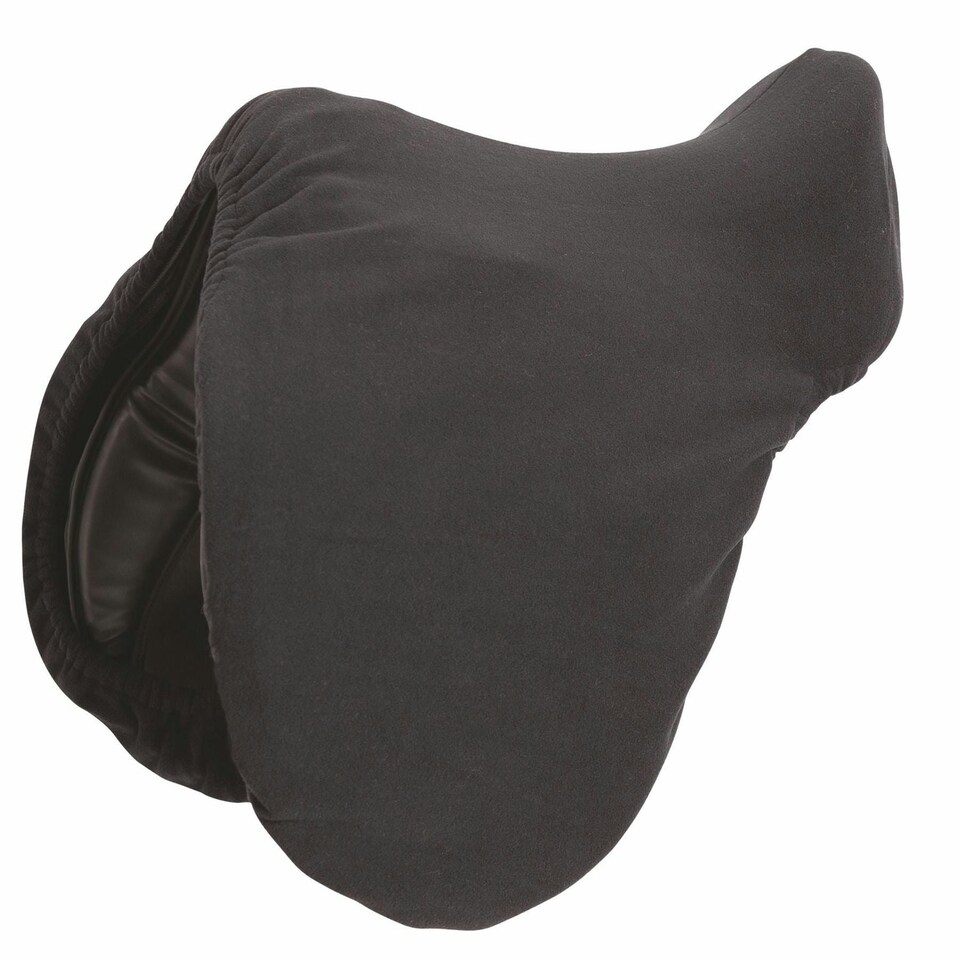 image 1 of Shires Fleece Saddle Cover Blue | Colour: Navy Blue
Size: One Size