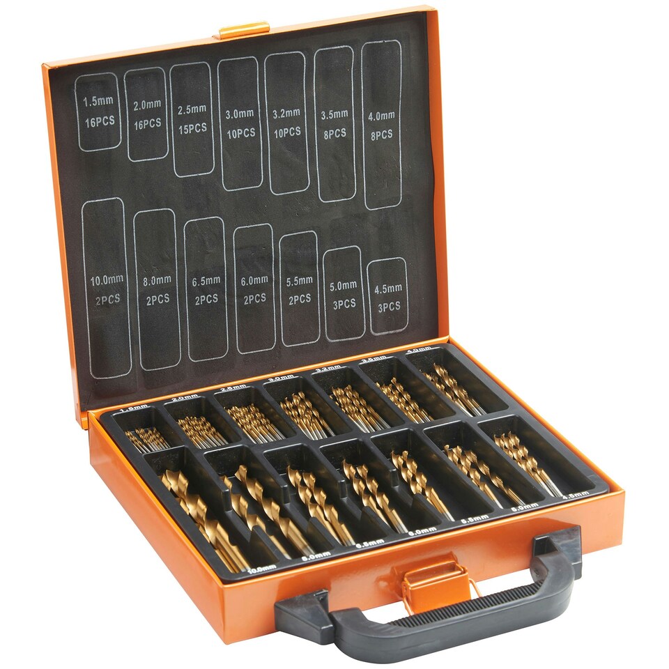 image 1 of VonHaus 99pcs HSS Metal Drill Bit Set with Carry Case