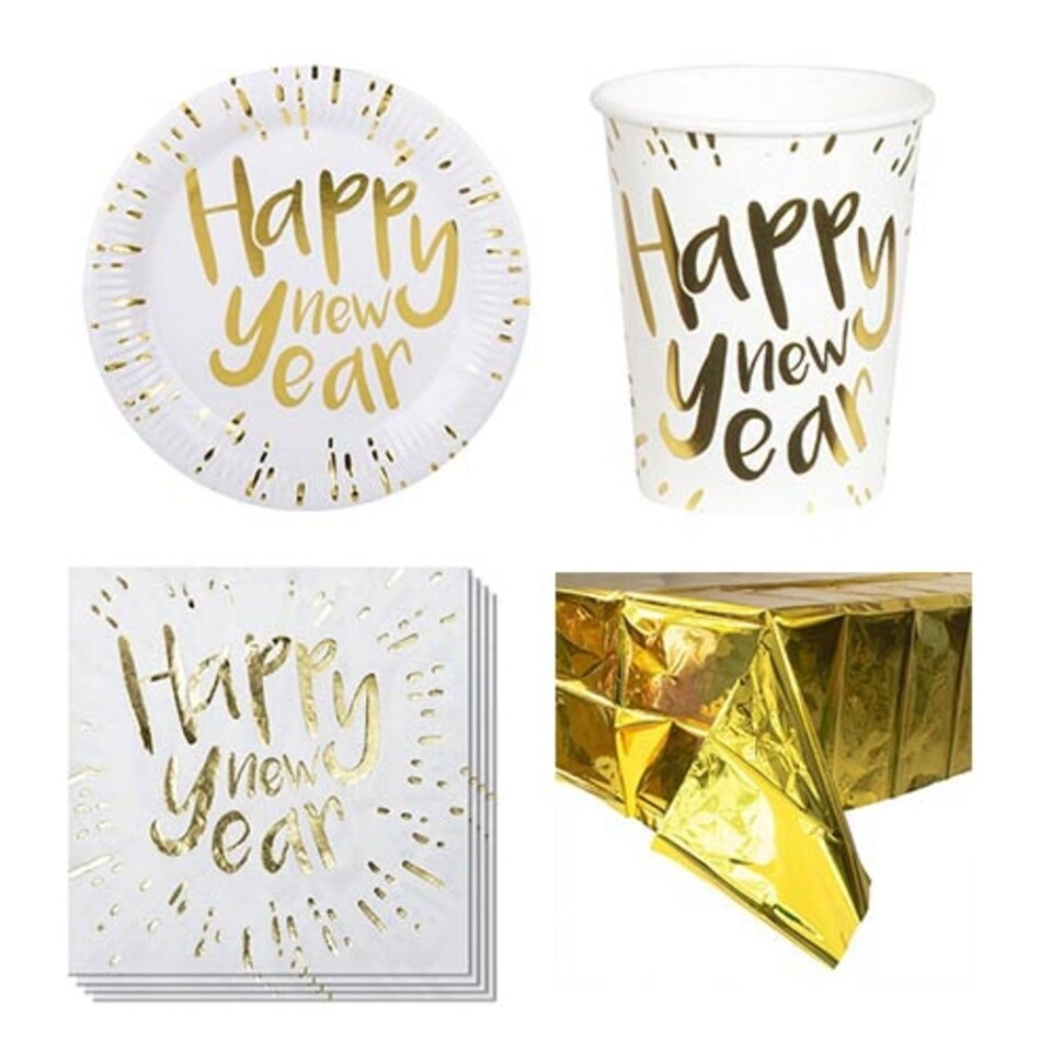 New Year Gold 6 Person Value Party Pack
