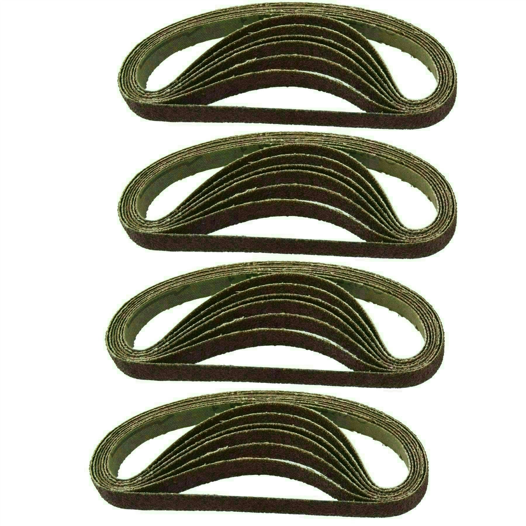 AB Tools 20mm Air Finger Belt Sander Kit - Includes 50 Sanding Belts, 1/4'' BSP, 16000 RPM