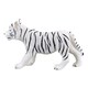 image 1 of MOJO Wildlife & Woodland White Tiger Cub Standing Toy Figure, Black/White (387014)