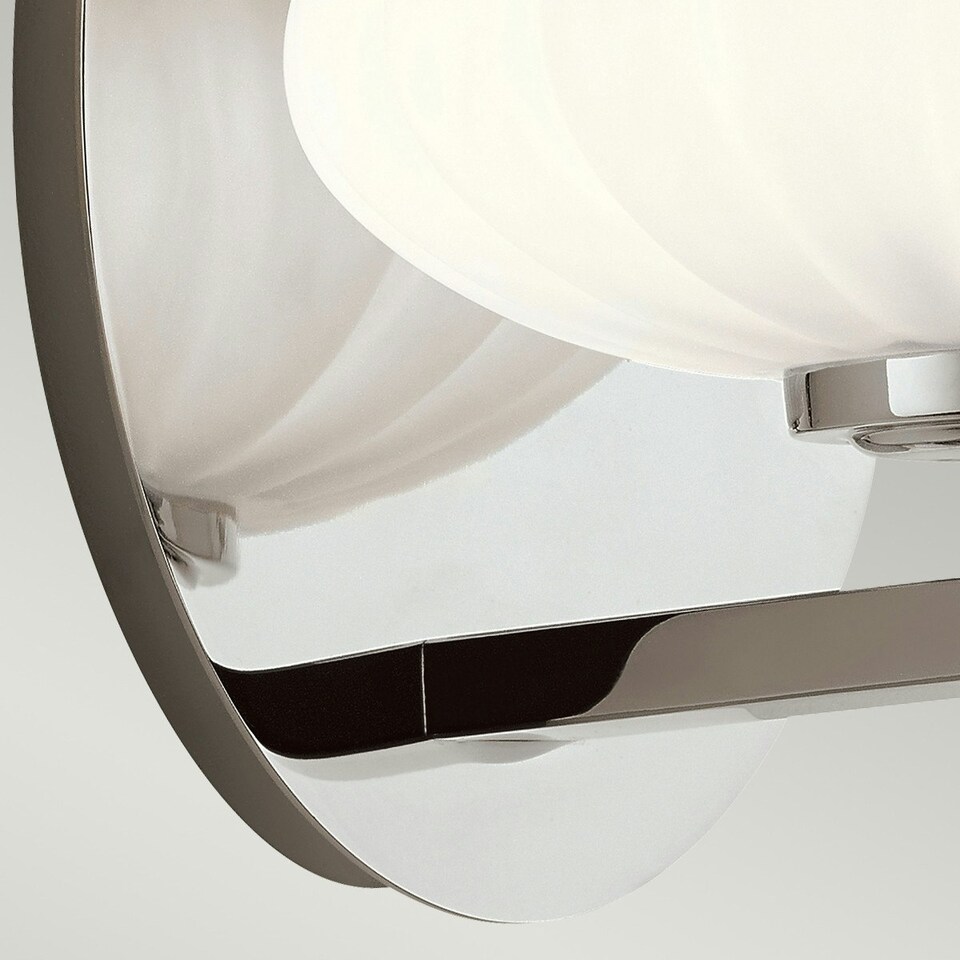 image 1 of Kichler Pim Bathroom Wall Lamp Polished Chrome, 3000K, IP44
