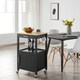image 2 of Yaheetech Rolling Kitchen Cart W/Wheels
