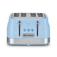 image 1 of Swan Retro Revive Blue 4 Slice Toaster