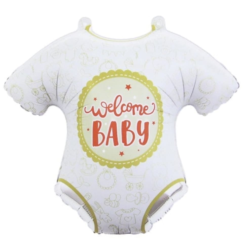 Welcome Baby Helium Foil Giant Shaped Balloon 50cm / 20 in