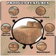 image 3 of VELVETIO Tiza Rust Complete Duvet Cover Set with Fitted Sheet Soft Polycotton Bedding Sets