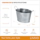 image 9 of Galvanised Ice bucket & Champagne Bath
