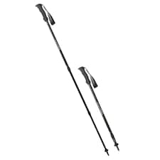 Hiker Shock Walking Pole Adjustable AntiShock Hiking Trekking Outdoor | Black | Black | One Size | 1