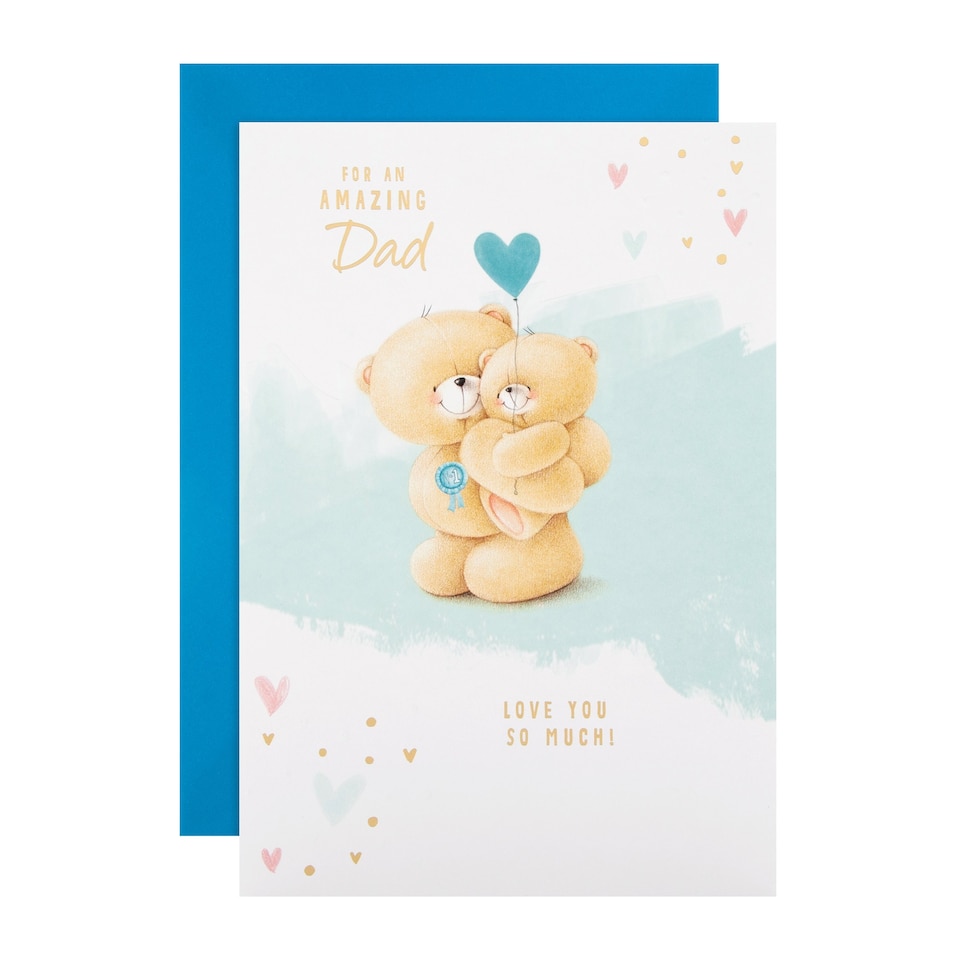 image 1 of Hallmark Father's Day Card For Dad - Forever Friends Design