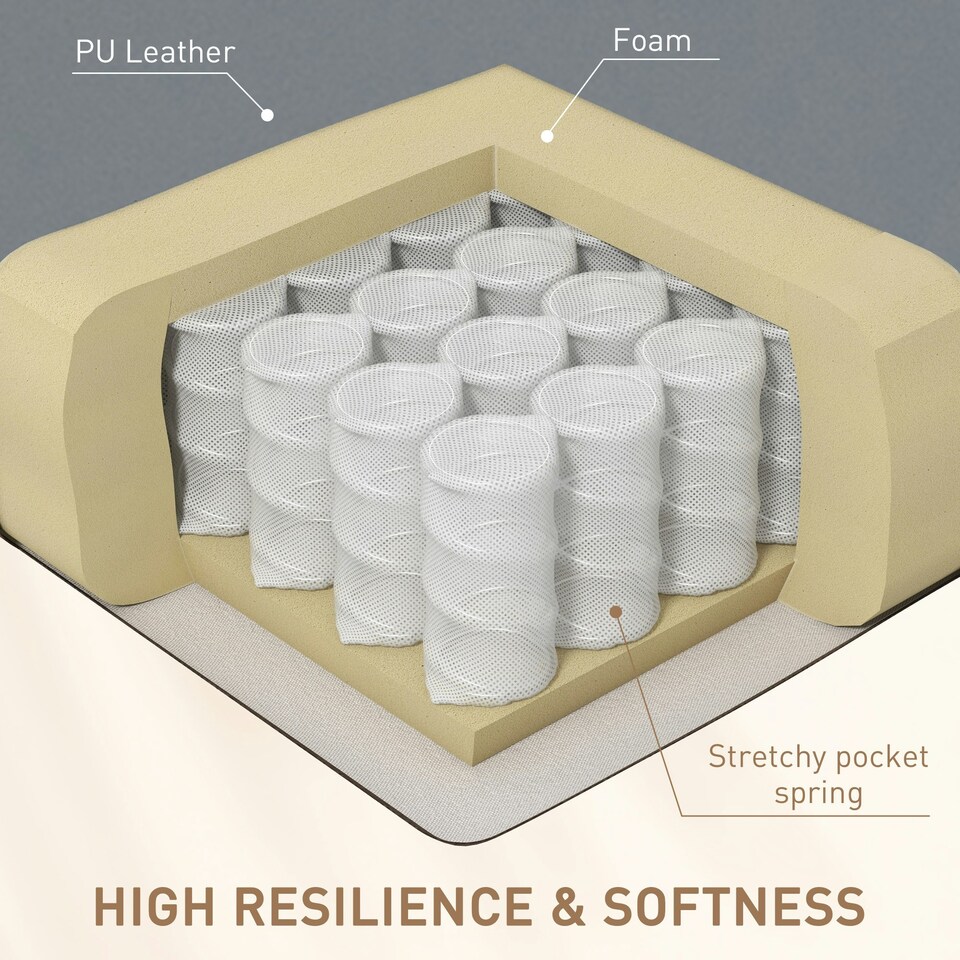 image 1 of HOMCOM Manual Recliner Chair with 8 Vibration & Heat, Light Grey | Multi | Chair