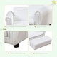 image 6 of HOMCOM Kids Sofa Set 2 Seater Armchair with Footrest for 18-36 Months, White 
